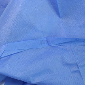 Robe d'isolation PP/SMS Protection premium pour tous les besoins de contrôle des infections Fabriqué en tissu SMS Manchette en tricot à manches longues Non stérile - Product Image 4