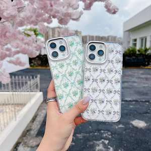 Luxe 3D Rhombique Paillettes Téléphone étui pour <span class=keywords><strong>iphone</strong></span> 15 <span class=keywords><strong>11</strong></span> 12 13 14 Pro Max Plus Souple TPU Antichoc <span class=keywords><strong>Coque</strong></span> Pare-chocs Couverture - Product Image 6