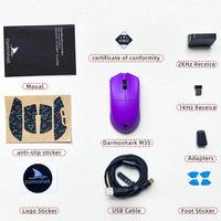 Motospeed Darmoshark M3s Mouse Gaming Nirkabel Mini 2K 26000DPI PAM3395 Telink8273 Mouse Optik untuk Komputer Laptop PC