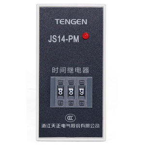 Relais temporisé Tengen Js14-Pm 9,99s AC 220V Minuteur industriel - Product Image 1