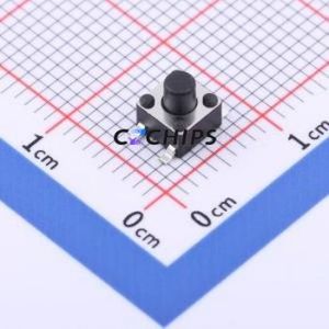 TC-0513-5-260G Tactile Switch SMD-4P,4.5x4.5mm Switch Single Pole Single Throw Round Button 2.6N Vertical Mount - Product Image 1