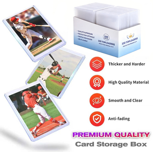 Protège-cartes personnalisés imprimés en couleur, non toxiques, en PP, double face, accessoires de jeu de cartes - Product Image 3
