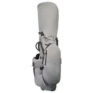 남성과 여성을위한 도매 맞춤 디자인 럭셔리 경량 방수 pu 가죽 골프 스탠드 가방