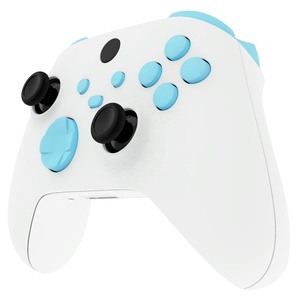 Accessoires de jeu de remplacement EXtremeRate Heaven Blue sans inscription personnalisée, ensemble complet de boutons pour manette Xbox Series X S - Product Image 4