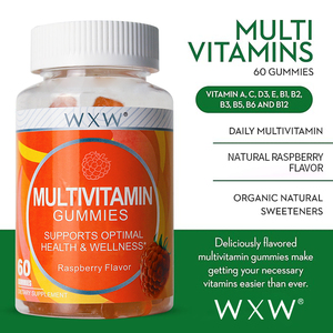 Gommes multivitaminées bon marché Gommes à mâcher à la vitamine C Gommes à mâcher pour la santé des os Bonbons pour adultes - Product Image 4