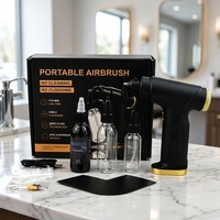 Pistolet aérographe professionnel anti-colmatage - Outil d'amélioration de l'aérographe pour barbier, idéal pour les coiffures détaillées