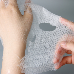 Masque facial biodégradable à motif flocon de neige en fibre de terre de diatomée - Product Image 2