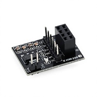 Mini module émetteur-récepteur sans fil NRF24L01+ 24 GHz, émetteur-récepteur intégré, port série, transmission de données transparente