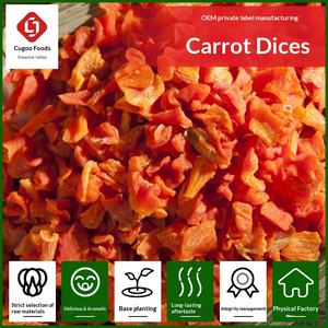แครอทอบแห้งแบบเม็ด ผลิตภัณฑ์ผักอบแห้ง บรรจุภัณฑ์แบบขายส่ง - Product Image 4