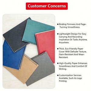 Custom <b>A5</b> Spiral Binding Notebook Minimalist B5 <b>Notepad</b> College Ruled Journals Notebooks for School Gifts Supplies - Product Image 5