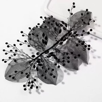 Nouvel arrivage d'appliques en or 3D avec strass fil de couture Accessoires de robe à dos plat pour robe de mariée et chaussures