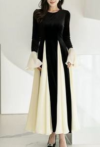 שמלת תחרה אלגנטית נשים באיכות גבוהה קיץ קוקטייל מסיבת קוקטייל וינטג 'רקמה מעצב משרד גברת, S-4XL - Product Image 1