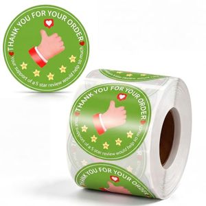 Autocollants « Merci pour votre commande » pour la fraîcheur des livraisons, accessoires pour livreurs, livraison de repas, anti-effraction, courses, plats à emporter - Product Image 1