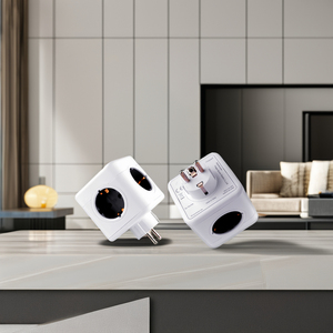 ปลั๊กไฟฟ้าแบบพกพา รุ่นใหม่ ดีไซน์ทันสมัย 5 ช่องเสียบ EU  แบบ Power Cube รองรับกระแสไฟ 16A  ทองแดงคุณภาพสูง ปลั๊กมาตรฐานยุโรป ได้รับการรับรอง KC GS CE - Product Image 1
