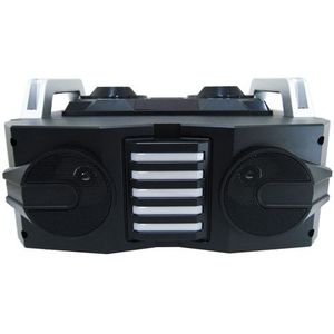 Portable <b>Speaker</b> 5.25" + 2x4" LED Lights Bluetooth SD <b>USB</b> Radio UF-1506B-DT - Product Image 1