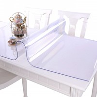 Film PVC de qualité alimentaire, nappe transparente, protection contre les taches d'huile, anti-moisissure, ignifuge