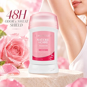Déodorant stick sans aluminium en gros, Rose, Lys, Jasmin, Lavande, protection quotidienne contre les odeurs 48H pour femmes, OEM - Product Image 3