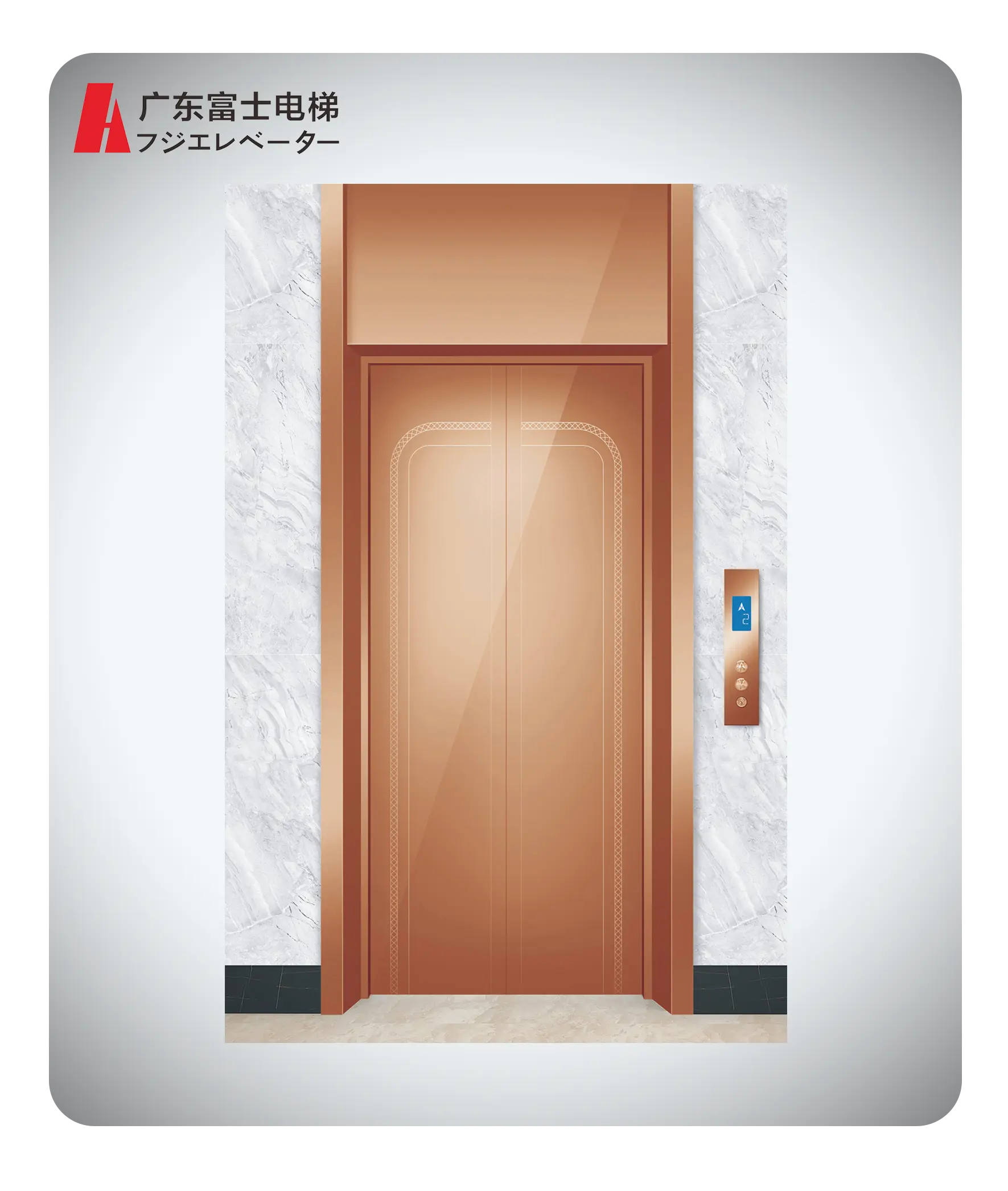 Gd-fuji 400kg VVVF sürüş kişisel asansör asansör küçük asansörler evler için