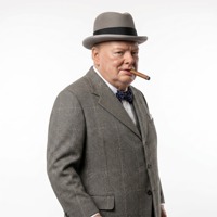 Figurine en cire de silicone grandeur nature de Winston Churchill avec cigare et canne, Premier ministre britannique de la Seconde Guerre mondiale, fabrication directe sur mesure pour musée