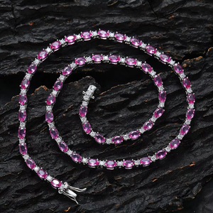 Chaîne Tennis Mix & Match Couleurs, Bijoux Hip Hop en Cuivre et Zirconium, Collier Tennis Mix & Match pour Femme, Mode Tanjing - Product Image 5