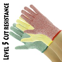 Gants de travail de sécurité haute performance multi-usages certifiés EN388 en HPPE tricoté, résistance au coupure niveau 5, pour la manutention industrielle
