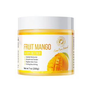 Loción Corporal de Manteca de Mango Natural, Vegetariana, Rejuvenecedora e Hidratante, con Manteca de Aguacate, Rosa y Mango - Product Image 6