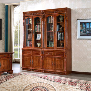 <span class=keywords><strong>Libreria</strong></span> a Doppia Porta di Design di Lusso <span class=keywords><strong>per</strong></span> Villa, Ufficio, Hotel, Vetrina con Porte in Vetro, Vendita all'Ingrosso - Product Image 2