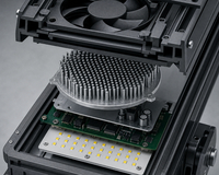Modul Pendingin Aluminium Sunflower Pin Fin CNC Machined dengan Disipasi Panas Tinggi untuk Perakitan Pendinginan Elektronik Industri