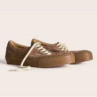 Vente en gros de baskets de sport pour hommes, personnalisées, de créateur, style 'Old Money', en daim de vache vieilli, à semelle épaisse, vintage, décontractées et rétro, OEM