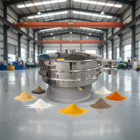 Tamiseur vibrant rotatif multicouche pour granulés plastiques et poudres