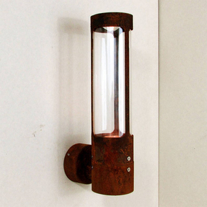 Industrial Corten Steel Outdoor Wall <b>Light</b> Weathering Steel Rust Patina Finish Wall <b>Sconce</b> for Villa Facade Hotel Courtyard Warm - Product Image 5