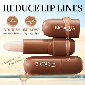 Bálsamo Labial <span class=keywords><strong>BIOAQUA</strong></span> Donut, Nutritivo, Hidratante, Mejora la Sequedad y las Grietas de los <span class=keywords><strong>Labios</strong></span>, Suaviza y Rellena los <span class=keywords><strong>Labios</strong></span>, Bálsamo Labial con Aroma a Pastel de Fresa - Product Image 4