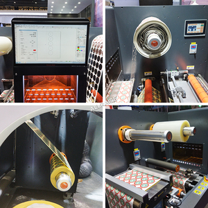 Tự động 60 mét/phút Nụ Hôn cắt Sticker làm máy dán chết máy cắt khắc laser Máy cắt cho dán - Product Image 3