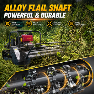 Heavy Duty Tracked Flail Mower with Radio Controlled System, Professional Mower for Thick <b>Brush</b> and High Grass - Product Image 1