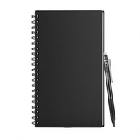 Carnet personnalisé effaçable à sec, spirale, réutilisable, imprimé, 40 feuilles, papier de pierre premium imperméable, cadeau