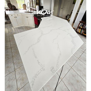 Koris Đá Nhân Tạo Hàn Quốc nhà bếp Countertop 12 mét tinh khiết sửa đổi acrylic rắn bề mặt tấm đá cẩm thạch cho corians truy cập hàng đầu - Product Image 2