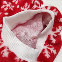Personnalisé Blanc Rouge Plaid Polyester Fourrure Shell Tissu Durable D-ring Chaud Automne Hiver Chien Manteaux Vêtements Pour Animaux De Compagnie Avec Boucle De Sécurité