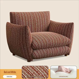 Fauteuil inclinable moderne du milieu du siècle, multifonctionnel, avec panneau en bois, <span class=keywords><strong>pour</strong></span> salon, chambre, bureau - <span class=keywords><strong>Meubles</strong></span> de maison - Product Image 6