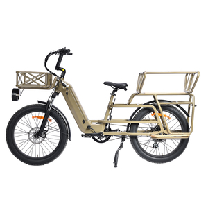 Vélo Électrique Cargo Familial Intégré avec Batterie 48V 20Ah Downtube 750W, Longue Queue pour Deux Enfants, Nouveauté 2024 - Product Image 1