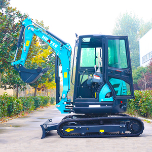 Mini-excavatrice robuste de 3,5 tonnes avec cabine et chenilles, moteur EPA, livraison gratuite depuis l'usine chinoise, idéale pour l'agriculture - Product Image 1