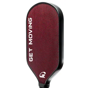 Lansda Custom Kvl Pickleball Paddle Red Raw Pickleball Paddle KVL Face Pickleball Paddle