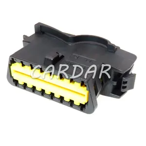 1 Set 16 Pin 989773031 Black Automobile OBD On-Board Diagnostics Interface Electric Cable Unsealed Connector