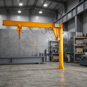 Grue à flèche pivotante montée au sol de 5 tonnes et 10 tonnes pour le levage en atelier - Product Image 1
