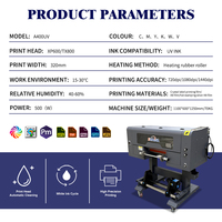 Printer UV DTF Model Ekonomis Laris 2024 untuk Casing Ponsel, Logo Kristal, Kaca Akrilik, dengan Set Film Emas
