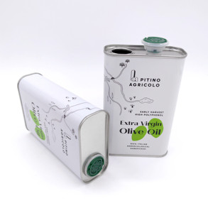 Hộp Thiếc Dầu Ô Liu Hình Chữ Nhật 0,5 L Cấp Thực Phẩm Hộp Đựng Dầu Nấu Ăn Bằng Kim Loại In Logo Theo Yêu Cầu Bán Buôn - Product Image 2