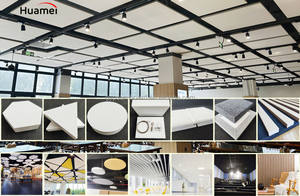 사무실 천장 배플 유리 섬유 음향 천장 배플 디자인 <span class=keywords><strong>NRC</strong></span> 0.9 - Product Image 3