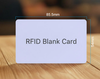Carte PVC intelligente RFID NFC personnalisable et imprimable, étanche, 13,56 MHz, pour la gestion hôtelière et les avis