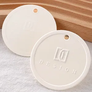 High Quality Custom Logo Hang Tags Printing Logo Canvas Clothes Garment Labels Reversible Clothing Hang Tag Labels