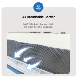 Cubrecolchón Híbrido de 3 Pulgadas con Efecto Refrigerante y Masaje para Alivio de Presión, para Uso en Múltiples Escenarios - Product Image 2