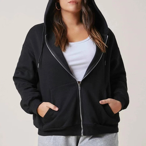 Sudaderas con capucha personalizadas para mujer, sudadera con capucha informal y moderna con cremallera y tela suave para uso casual y urbano, transpirable. - Product Image 3